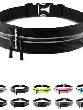 Running Belt Waist Pack Phone Holder Jogging Fitness Fanny Pack Reflective